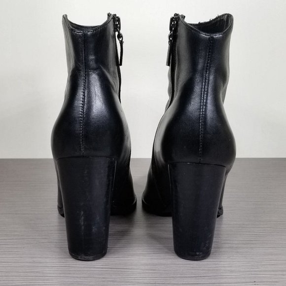 Halogen Bergen Pointed Toe Boot, Black Leather, Womens Size 7 M - Picture 5 of 11